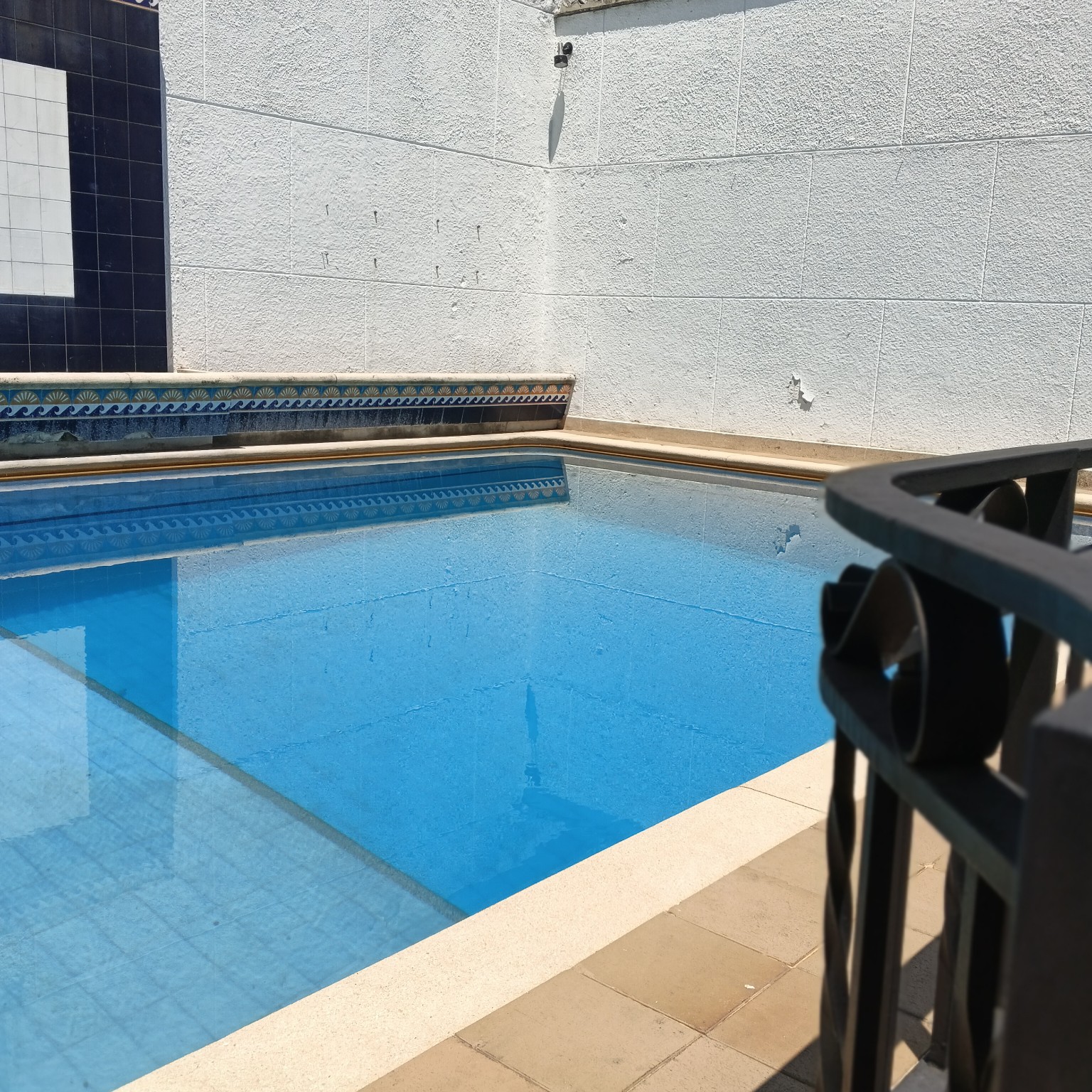 Detalle de la piscina